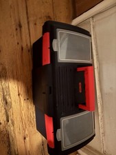 Keter Toolbox With Compartment Inside Plus 2 Small Compartments On The Lid