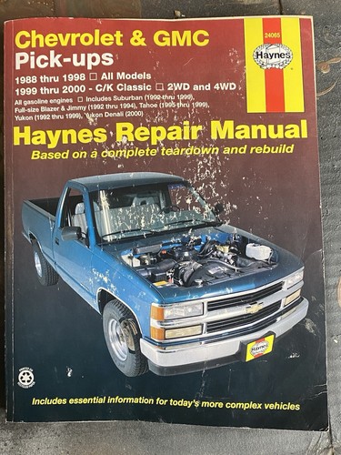 Chevrolet gmc pick haynes - pick-up,