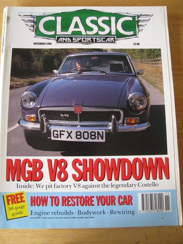 Classic sportscar nov 1990 - sportscar,