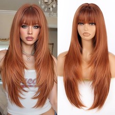 Allbell Ginger Wigs for Women