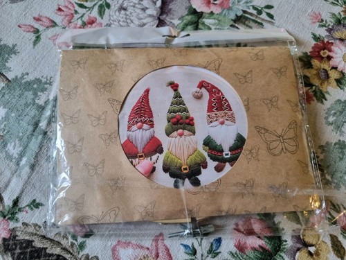 New christmas embroidery with - new,