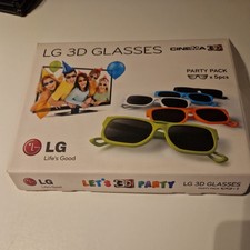 LG 3D Glasses Party Pack X 5 AG-F215  Bundle Cinema 3D Multi Colour D10