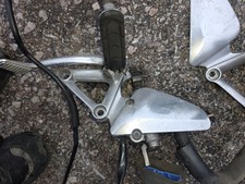 Cbr1100xx Right Hand Foot Rest Complete Genuine Honda