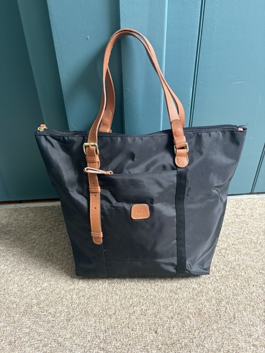 Bric black nylon and leather - bric's,