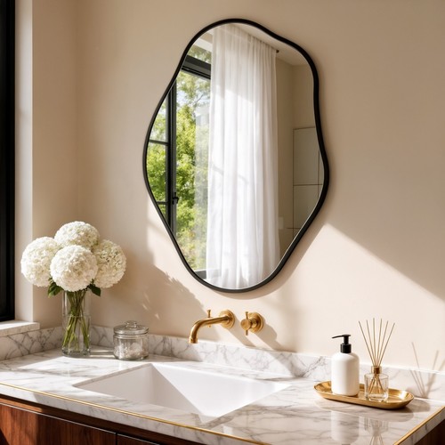 Wall hanging mirror - wall,