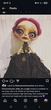 Handmade Custom Doll OOAK Art Doll 12 Inches High Girl Doll