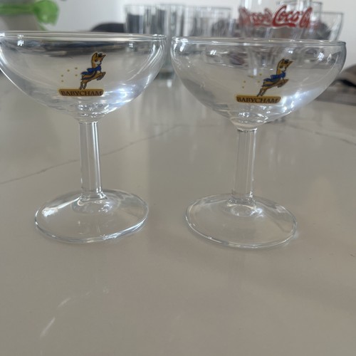 Vintage babycham glasses - babycham,
