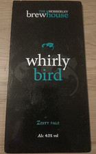 THE MOBBERLEY BREWHOUSE -  WHIRLY BIRD 4.0% - Real Ale/Bitter Pump Clip Front