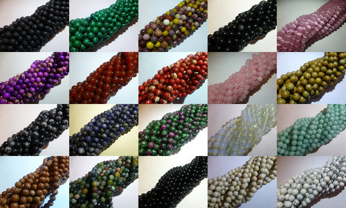 Semi precious gemstone round - semi-precious,