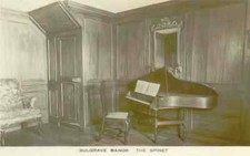 Northamptonshire Sulgrave Manor The Spinet (small piano) George Washingtons Ho
