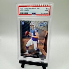 2018 Panini National VIP Josh Allen RC #10 PSA 9