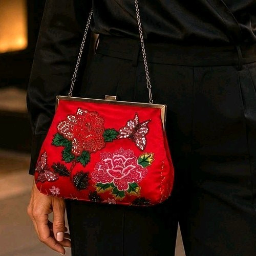 Butler wilson red beaded - butler, &