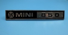 MINI British Leyland  850 boot lid rear badge.