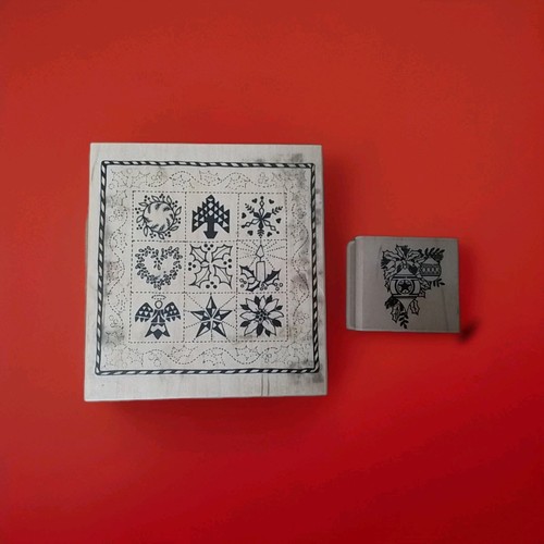 Wooden rubber stamps - wooden,