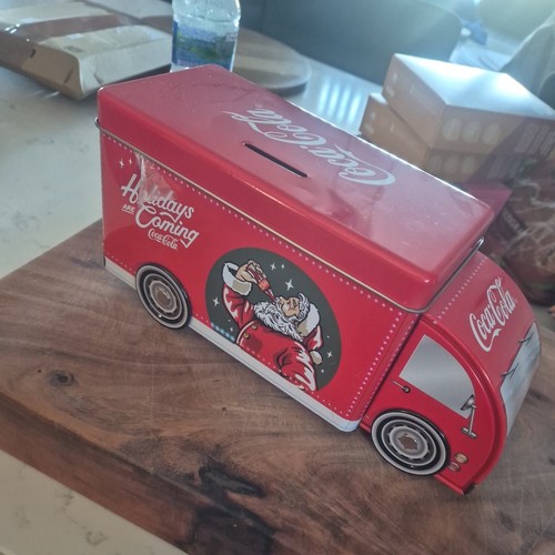 Coke money tin metal piggy - coke,
