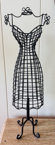 Black metal wire - black, form