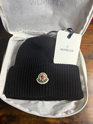 Moncler black rib knit - moncler,