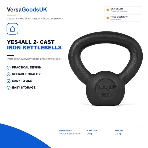 Yes4all 20kg cast - 2-20kg, iron
