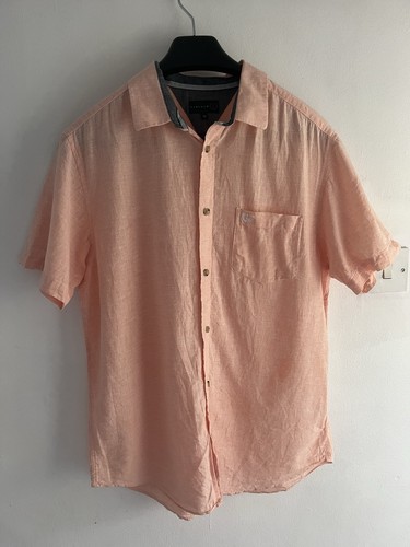 Men lincoln peach shirt - peach,