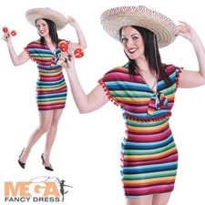 Mexican Poncho Dress Ladies