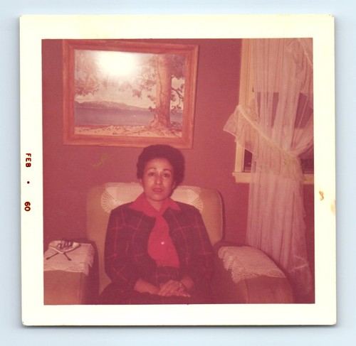Old vintage square color photo - old,