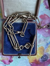 Antique 9ct Gold Double Albert