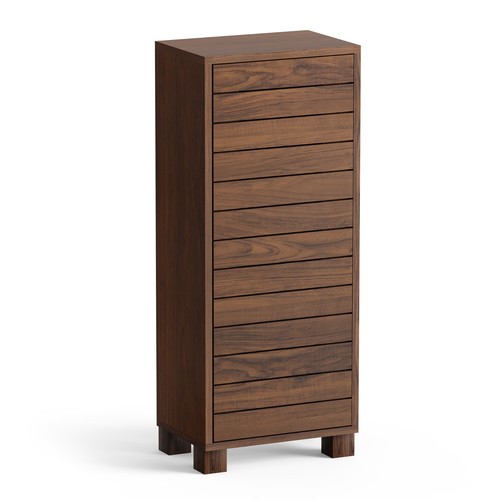 Bathroom storage cabinet - bathroom, dark