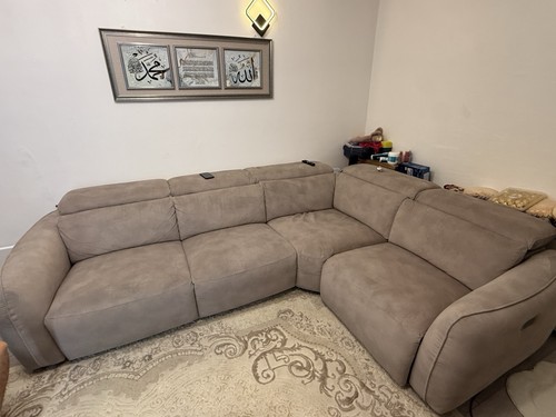 Corner recliner sofa light - corner,