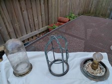 VINTAGE COPPER AND BRASS SMALL SHIPS LAMP NAUTICAL LIGHT