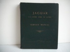  SERVICE MANUAL  JAGUAR 2.4 Litre and 3.4 Litre SERVICE MANUAL For Mark 1 1956-9