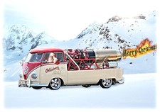 Santa Pod Christmas Xmas Card