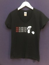 Marillion Steve Hogarth Christmas T-shirt Black Ladies Size S