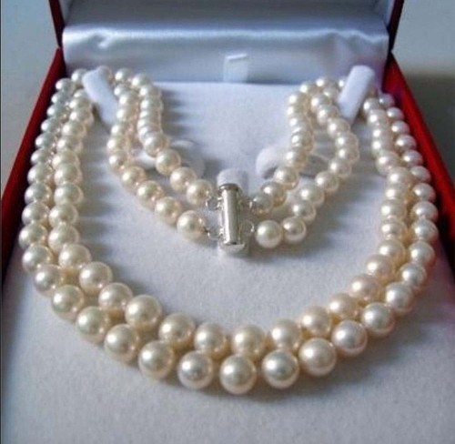 Rows 9mm natural white - 8-9mm,