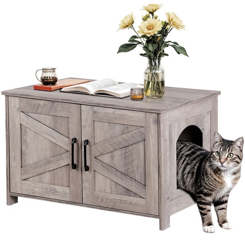 Litter box enclosure cat - litter,