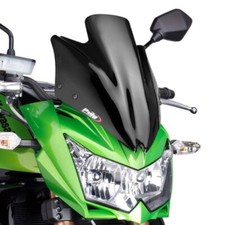 Puig Windshield Naked N.G. Sport Kawasaki Z750 2007-2012 Black
