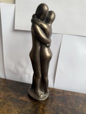 Lovers In A Nude Embrace Resin