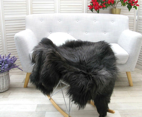 Icelandic sheepskin rug shaggy - sheepskin,