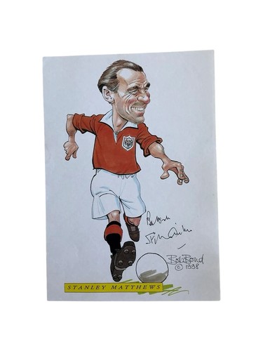 Stanley matthews autograph - stanley,