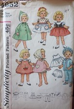 Vtg Simplicity 4652 Chatty