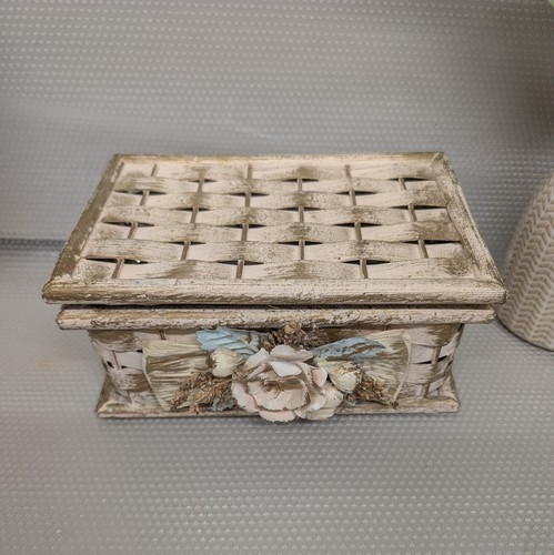 Shabby chic storage box - shabby,