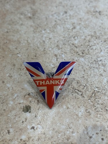 For victory thanks pin badge - victory,