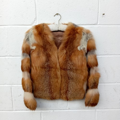 Vintage real red - real, fur