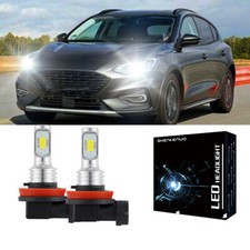 2x H11 Xenon White 55w-LED