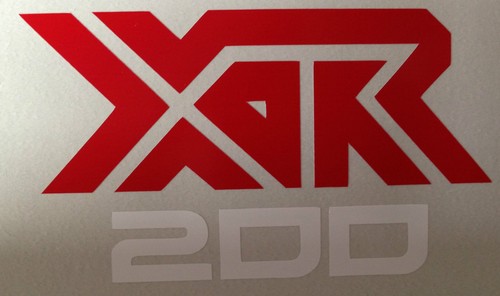 Honda xr200 side panel - honda, decals