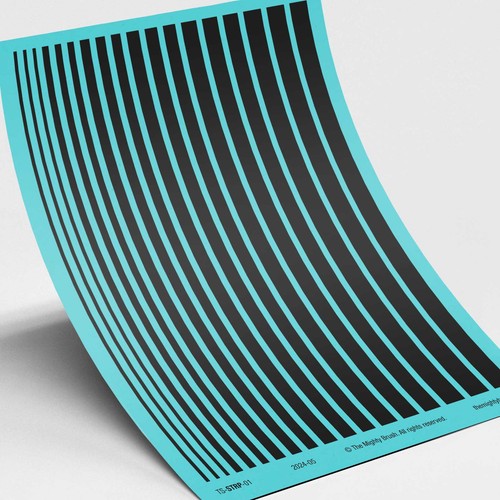 Stripes waterslide transfers - waterslide,