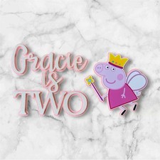 Peppa Pig Fairy Cake Charm