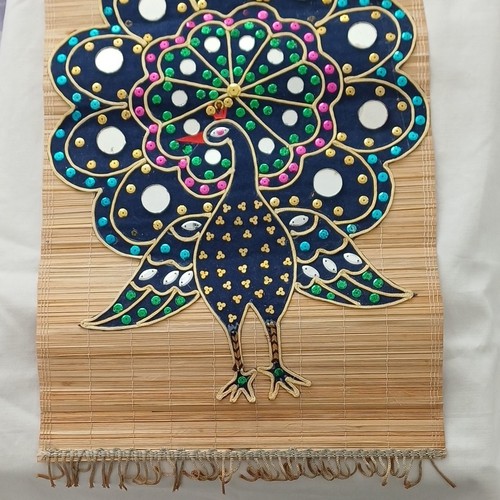Bamboo metal peacock bird - bamboo, wall