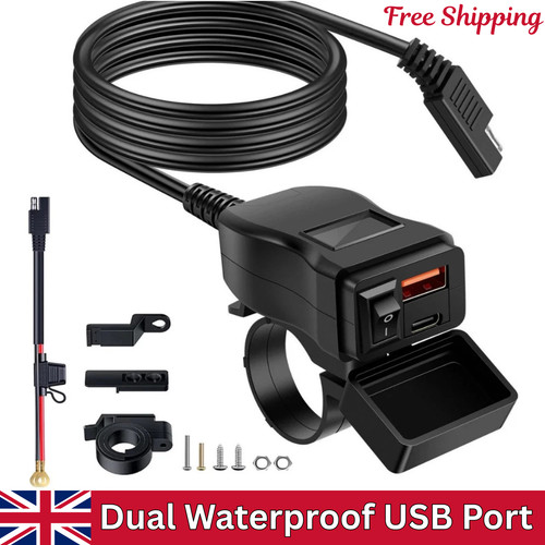 Dual waterproof usb - dual, port