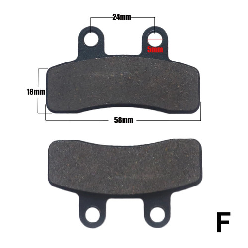 Universal brake pads front - universal,