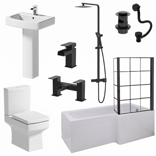 Complete bathroom suite - bathroom,